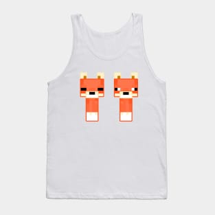 Twin Baby Foxes Tank Top